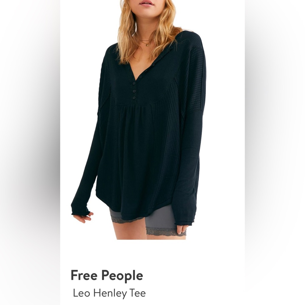 Free People Leo Henley Tee